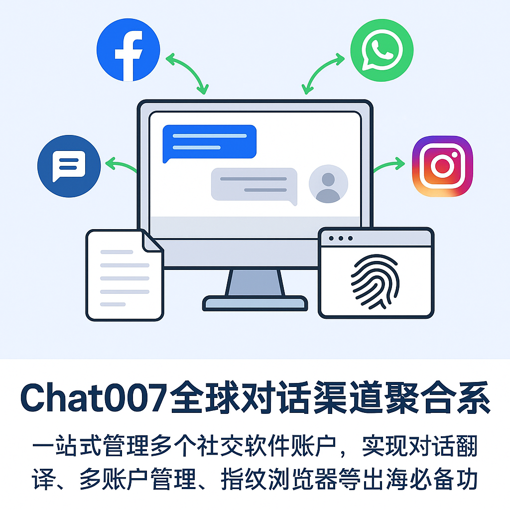 Chat007全球对话渠道聚合系统
